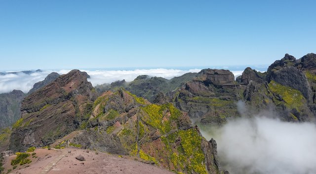 Gipelwanderung über den Wolken