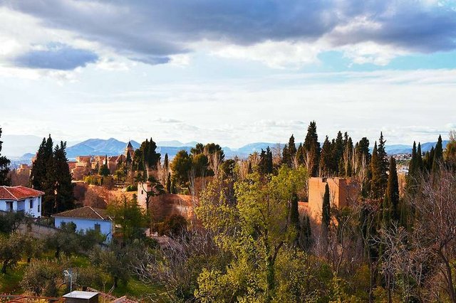 Ausblick auf die Alhambra